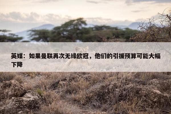 英媒：如果曼联再次无缘欧冠，他们的引援预算可能大幅下降